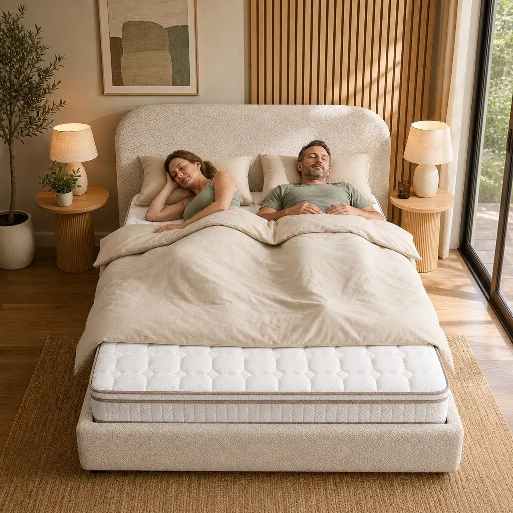 Double Mattress 20cm Firm Pocket Spring Breathable Support