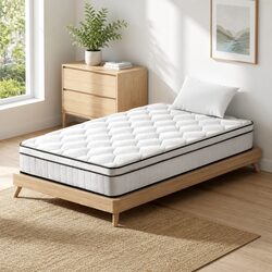 Single Mattress 22cm with Pocket Spring for Enhanced Comfort