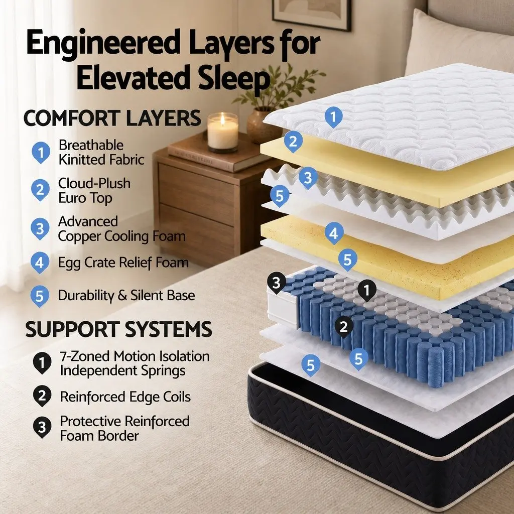 King Single 35cm Mattress