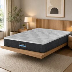 King Size Mattress 30cm Pocket Spring 5-Zone Support Firm Comfort Grey