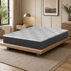 30cm King Size Mattress in Grey for Enhanced Sleep Comfort
