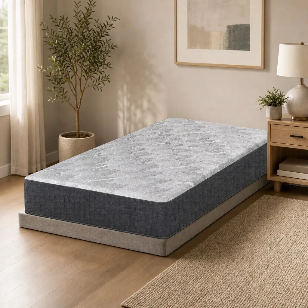 King Single Mattress 30cm Firm Pocket Spring 5-Zone Support Breathable Fabric