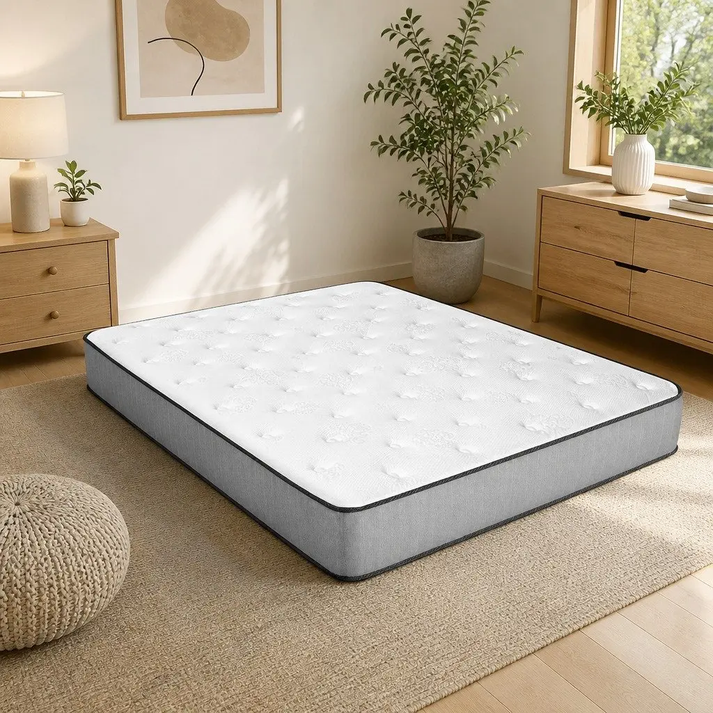Double Mattress 23cm Extra Firm Support Tight Top Hypoallergenic Dust Mite Resistant