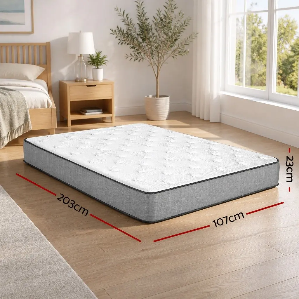 King Single Mattress 23cm Extra Firm Support Tight Top Hypoallergenic