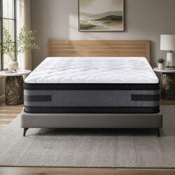 Double Mattress with Cool Gel Memory Foam for Comfort