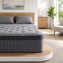 Double Mattress 33cm 7-Zone Pocket Spring 8.0 Extra Firm Dual-Row Edge Support