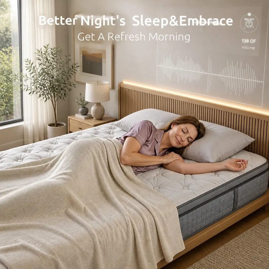Single Mattress 33cm Extra Firm 7-Zone Pocket Spring Dual-Row Edge Support