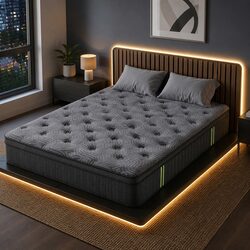Double Mattress with Ergonomic Design and Comfort Technology