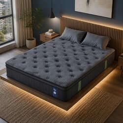 Luxurious 34cm King Mattress for Enhanced Sleeping Experience