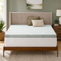 Comfort-Enhancing Queen Mattress Topper with Gel Foam