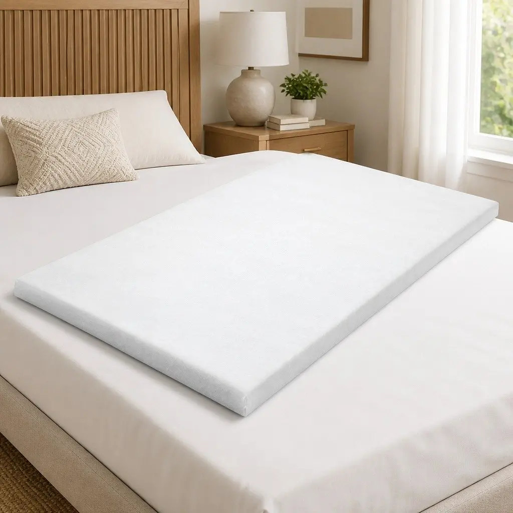 Memory Foam Mattress Topper Queen 5cm Gel-Infused Cool Sleep Pressure Relief