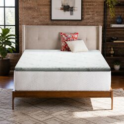 Double Bed Memory Foam Topper with Cool Gel for Comfort