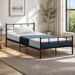 Metal Bed Frame King Single for a Modern Bedroom Look