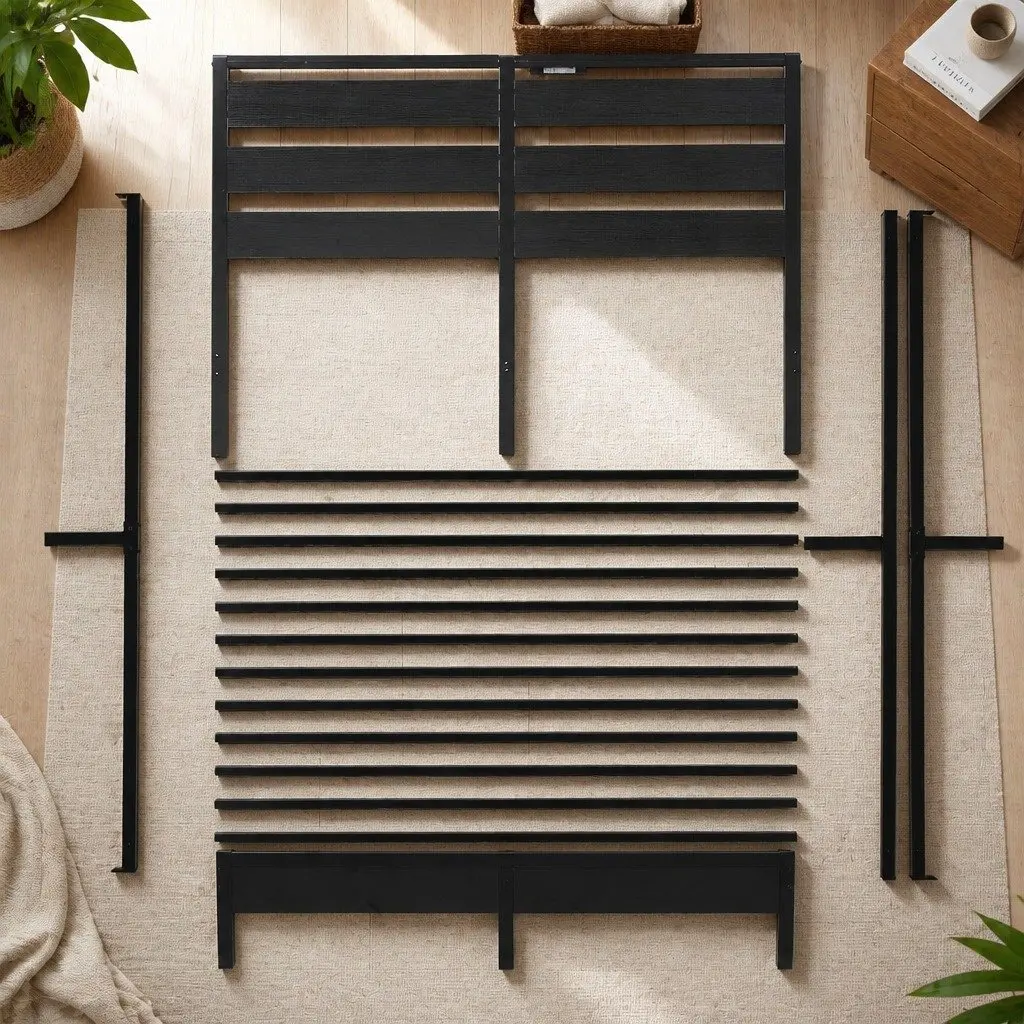 Black Metal Bed Frame