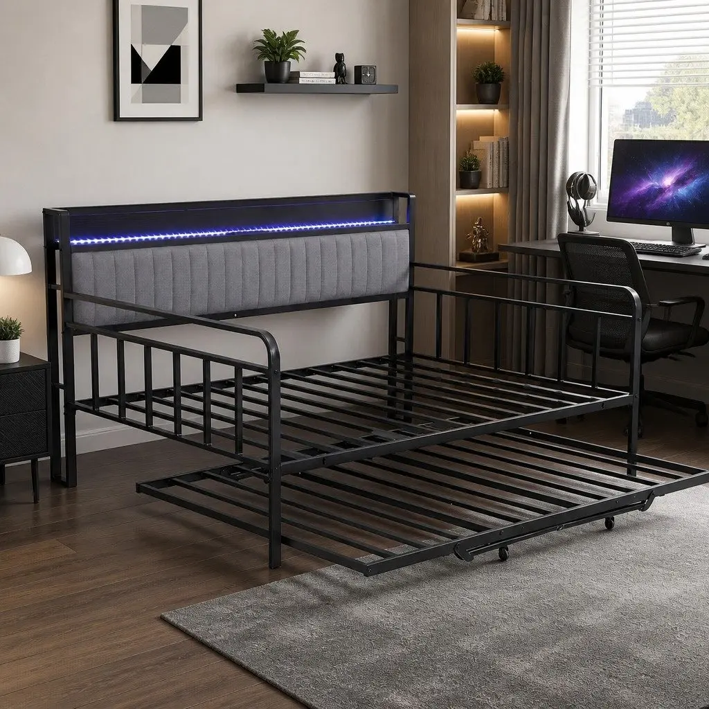 King Single Daybed and Trundle