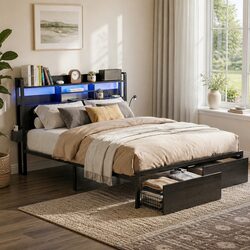 Elevate Your Space with a Functional King Bed Frame
