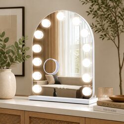 Elevate Your Space with the Hollywood Arched Makeup Mirror