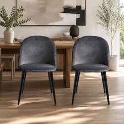 Elevate Your Dining Space with Velvet Chairs Set of 4