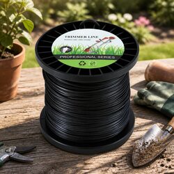 100M Whipper Snipper Trimmer Line 2.4mm Star Nylon String Cord Black