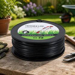 100M Whipper Snipper Trimmer Line 3.0mm Star Nylon String Cord Black Garden