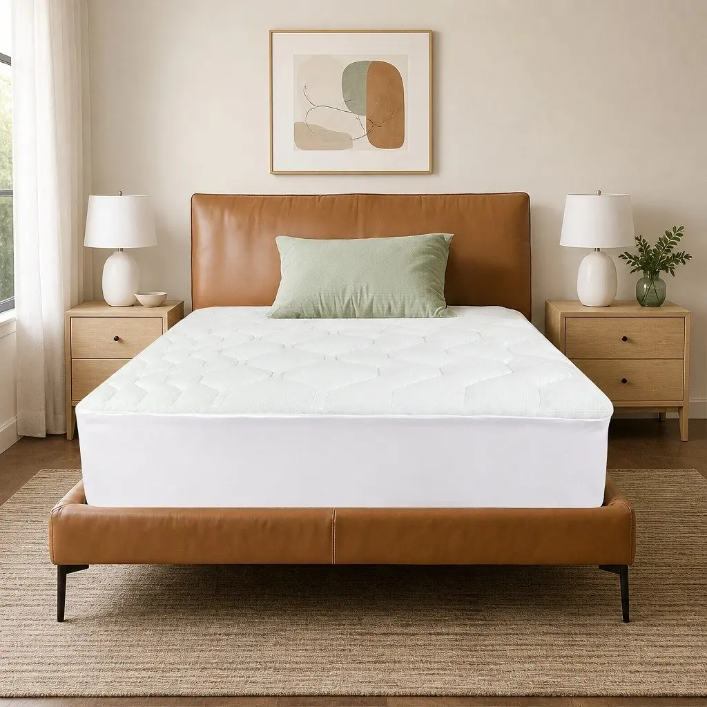 Single Mattress Topper 91cm x 190cm Memory Foam Pillowtop Breathable Bamboo