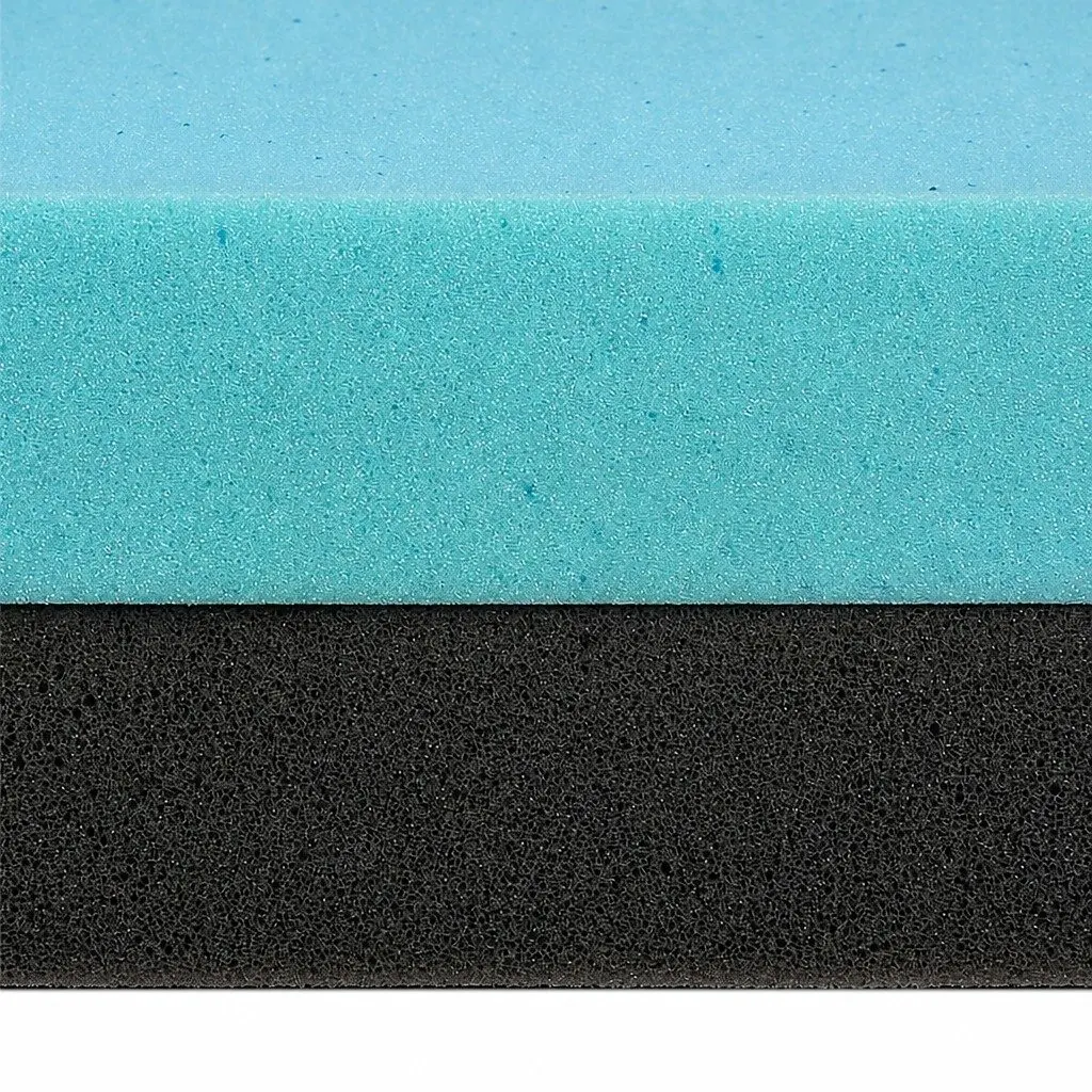 Memory Foam Mattress Topper 10cm Dual-Layer Gel Bamboo Charcoal Pressure Relief