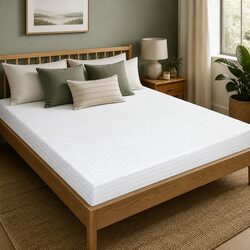 10cm Cooling Gel & Bamboo Charcoal Mattress Topper for a Better Sleep