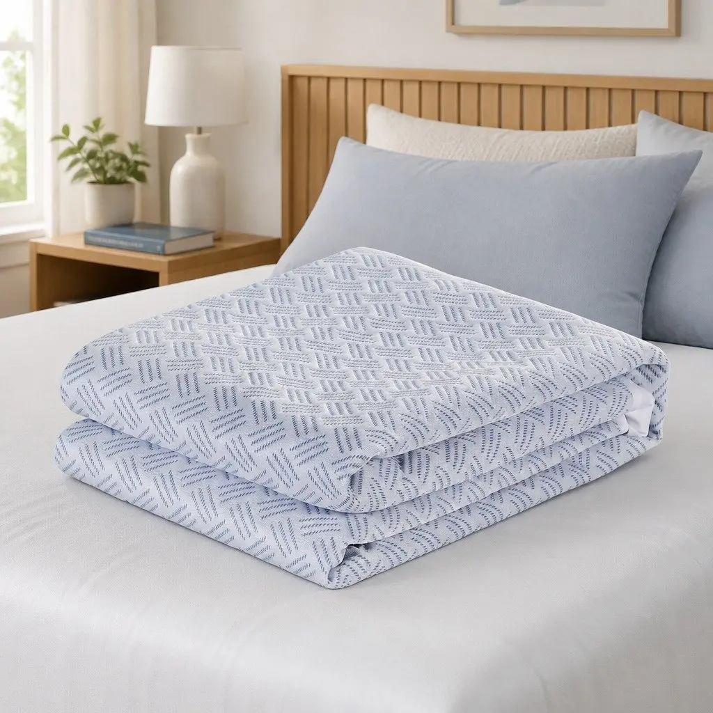 Cooling Mattress Protector King Single Waterproof Deep Pocket Fitted Skirt