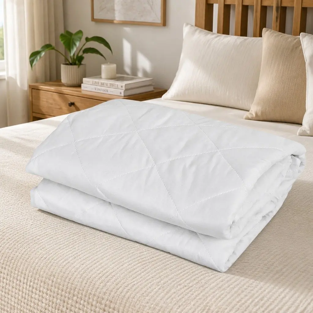 Waterproof Mattress Protector King Single 40cm Deep Fitted Quilted Cotton Cover