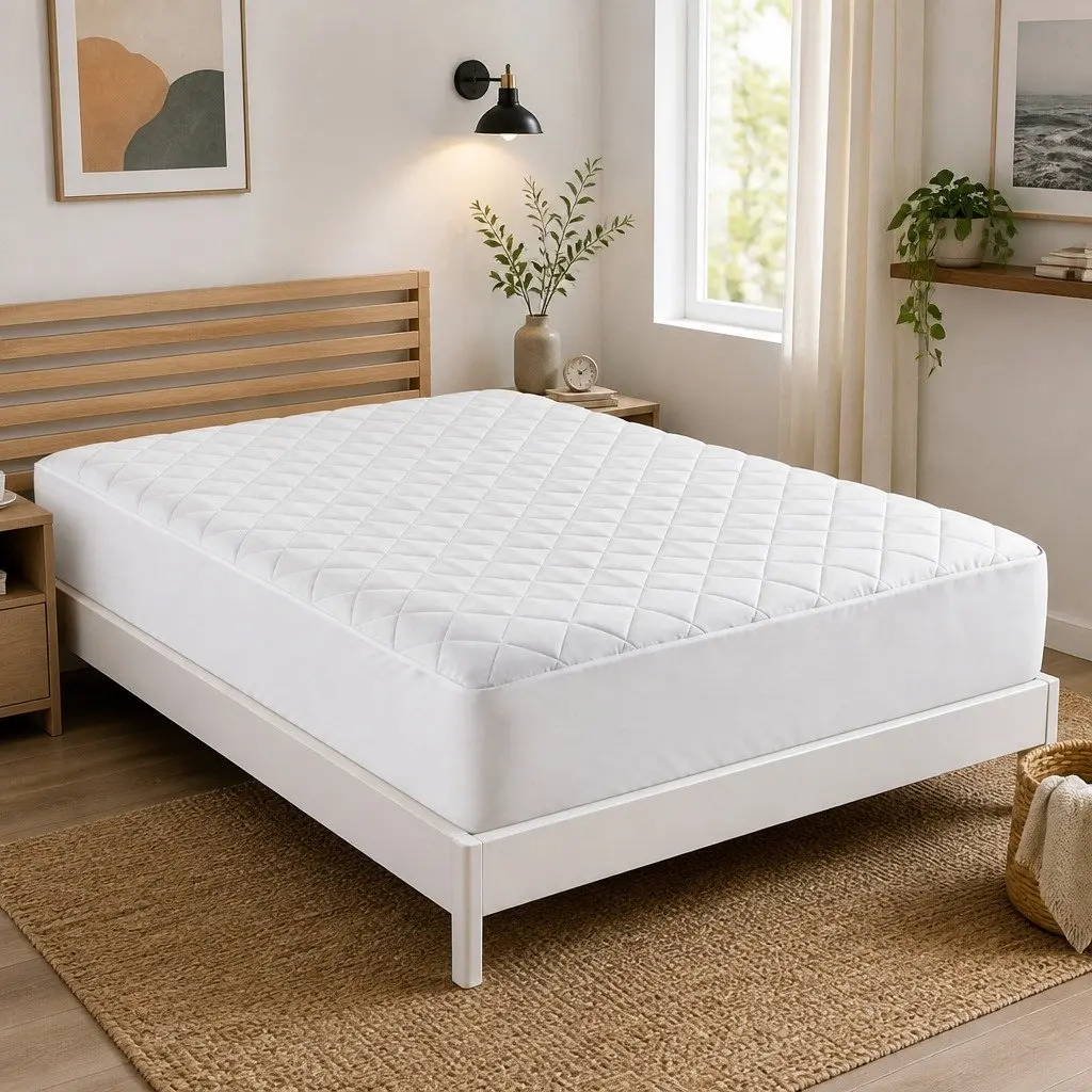 Waterproof Mattress Protector Queen Quilted Fitted Cotton Cover Deep Pocket