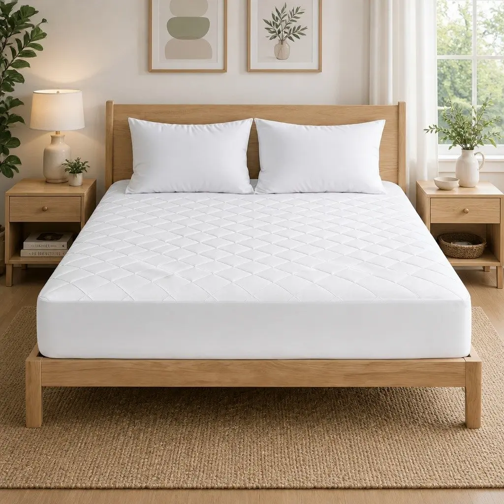 Waterproof Mattress Protector Queen Quilted Fitted Cotton Cover Deep Pocket