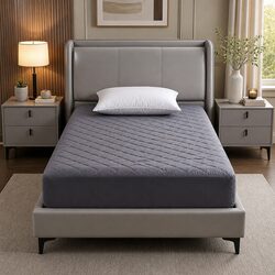 Water-Resistant Single Mattress Protector with Deep Pocket Design
