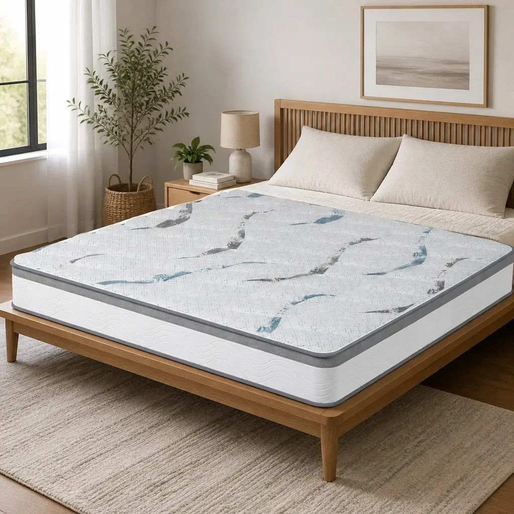 Spring Mattress King Size 25cm Thick Pocket Springs Medium Firm Comfort