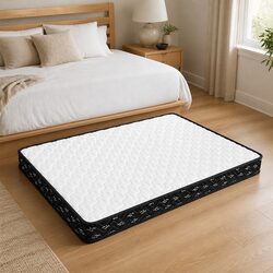 Queen Size Spring Mattress Pocket Tight Bonnell Core Bed Support 203x153cm