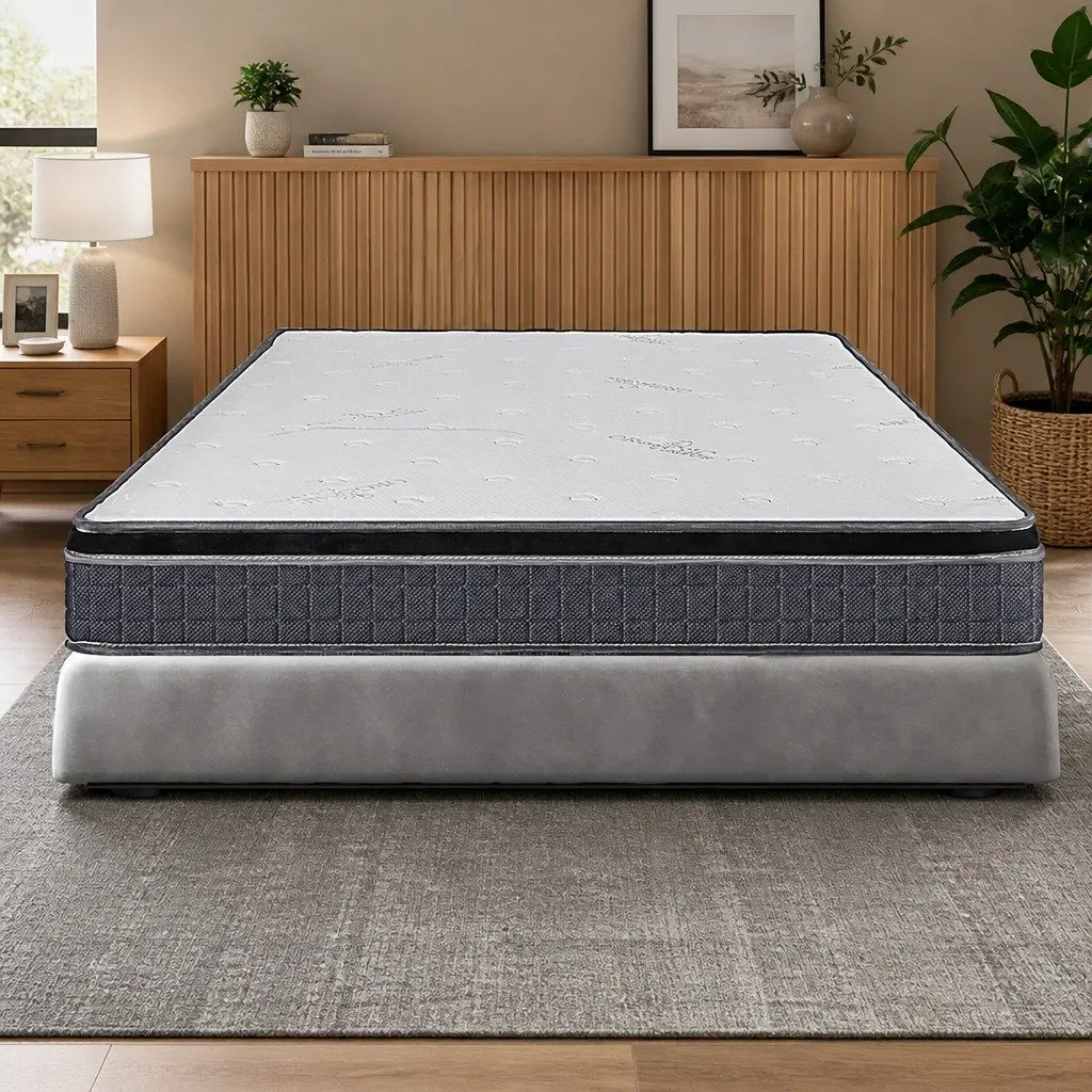 Bonnell Spring Mattress King Single 18cm Medium Firmness Vacuum Packed Comfort Support