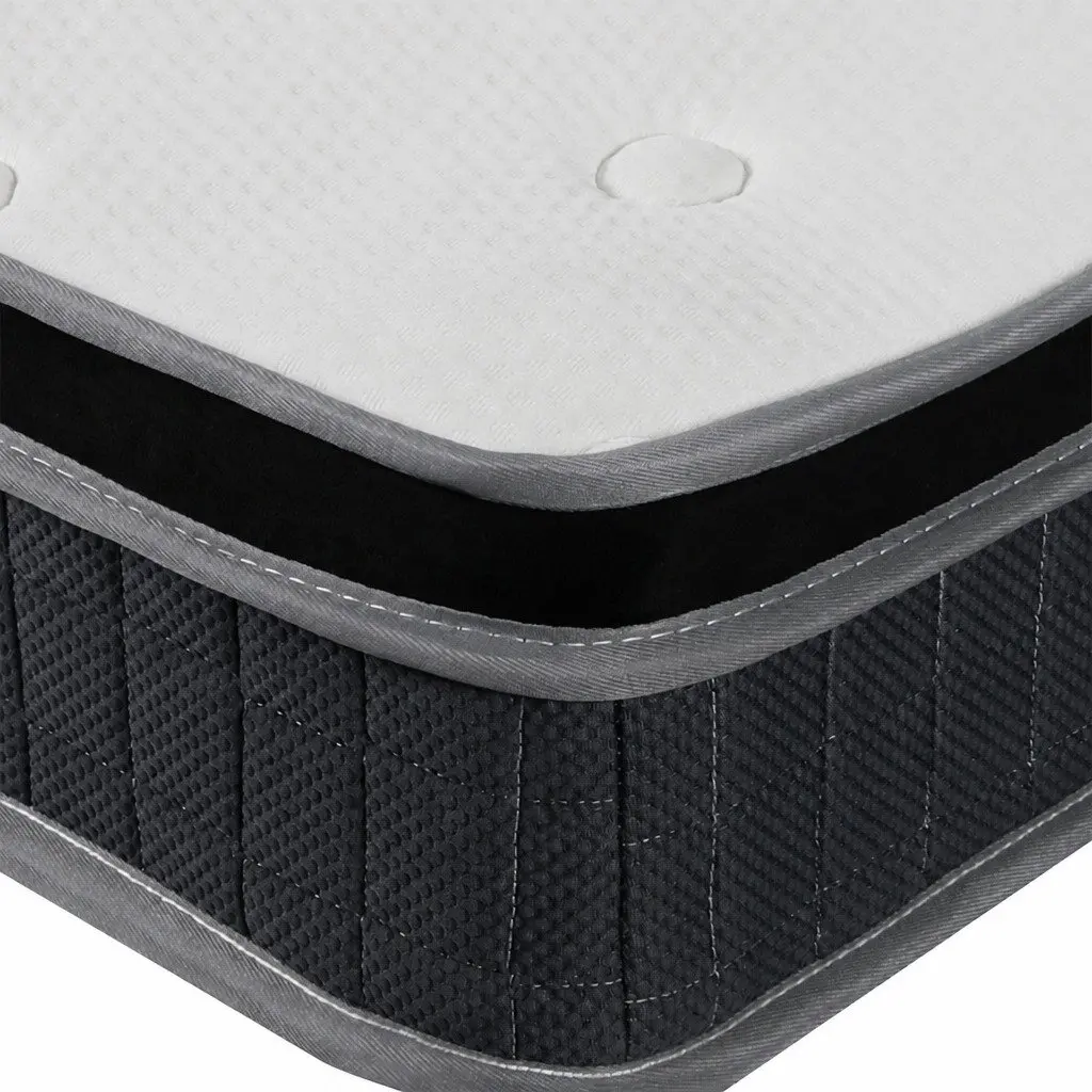 Single Bonnell Spring Mattress Medium Firmness Stitched Handles Reinforced Corners