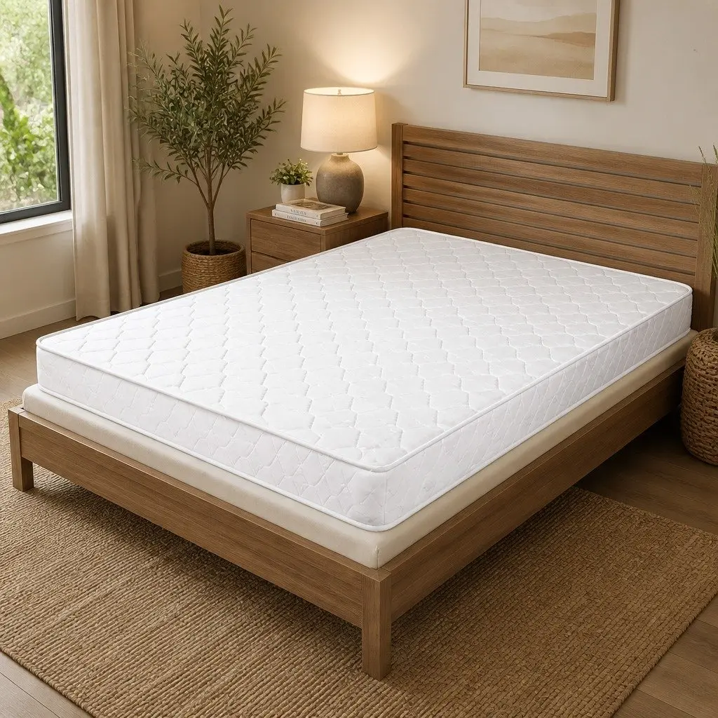Queen Mattress Bonnell Coil High Firm Foam Support 13cm Thickness