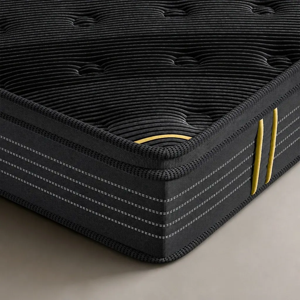Queen Mattress Bamboo Charcoal Pocket Spring Foam Support 9 Zone Multi Point Comfort