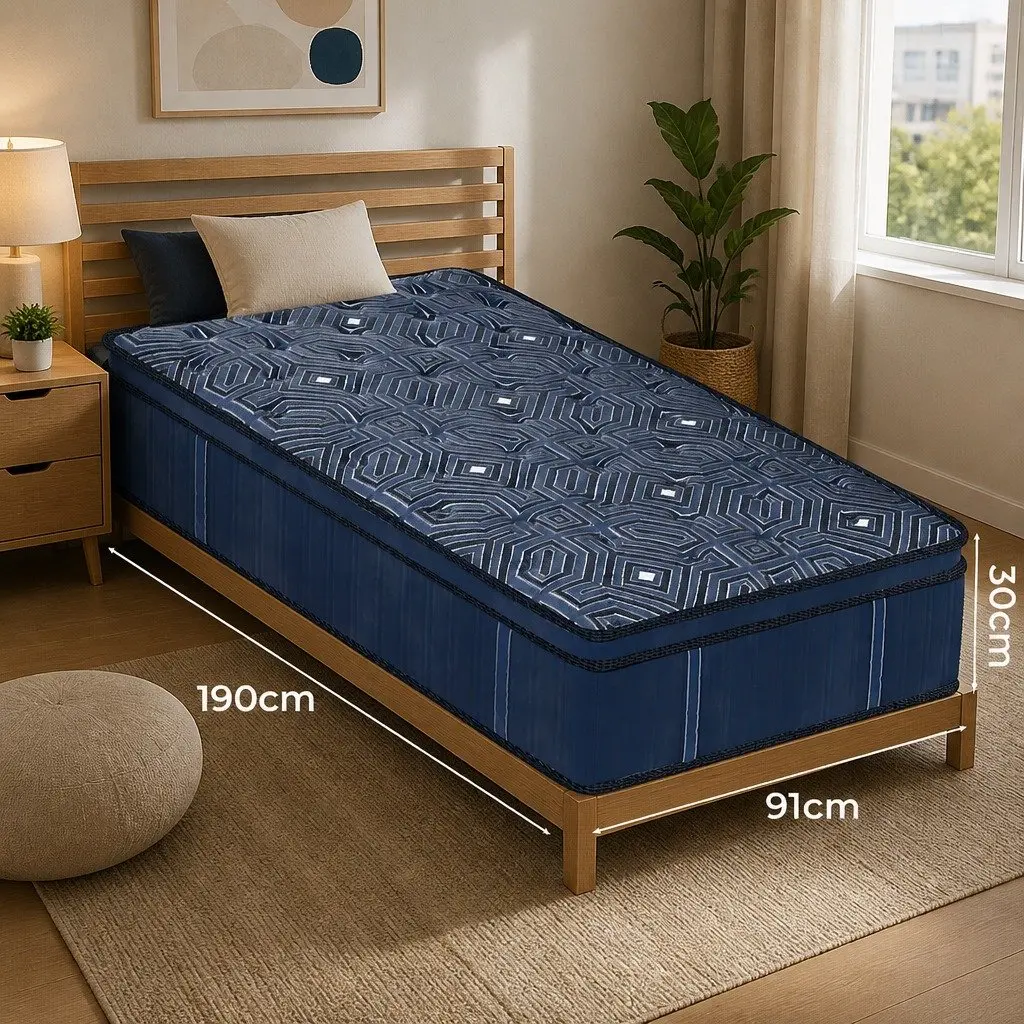 Euro Top Single Mattress with Pocket Spring System