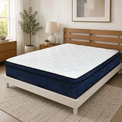 King Mattress 7 Zone Pocket Spring Medium Firm Hybrid Foam Support Bed