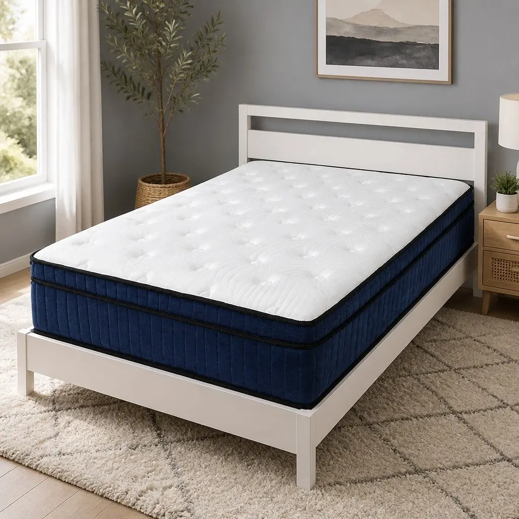 7 Zone Pocket Spring Mattress Single Bed Hybrid Foam Orthopedic Support Medium Firm 34cm