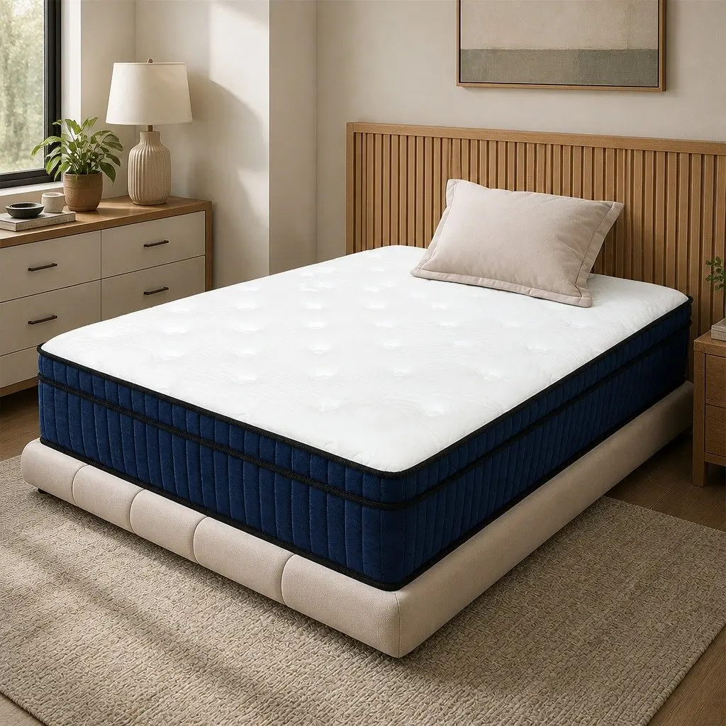 7 Zone Pocket Spring Mattress Single Bed Hybrid Foam Orthopedic Support Medium Firm 34cm