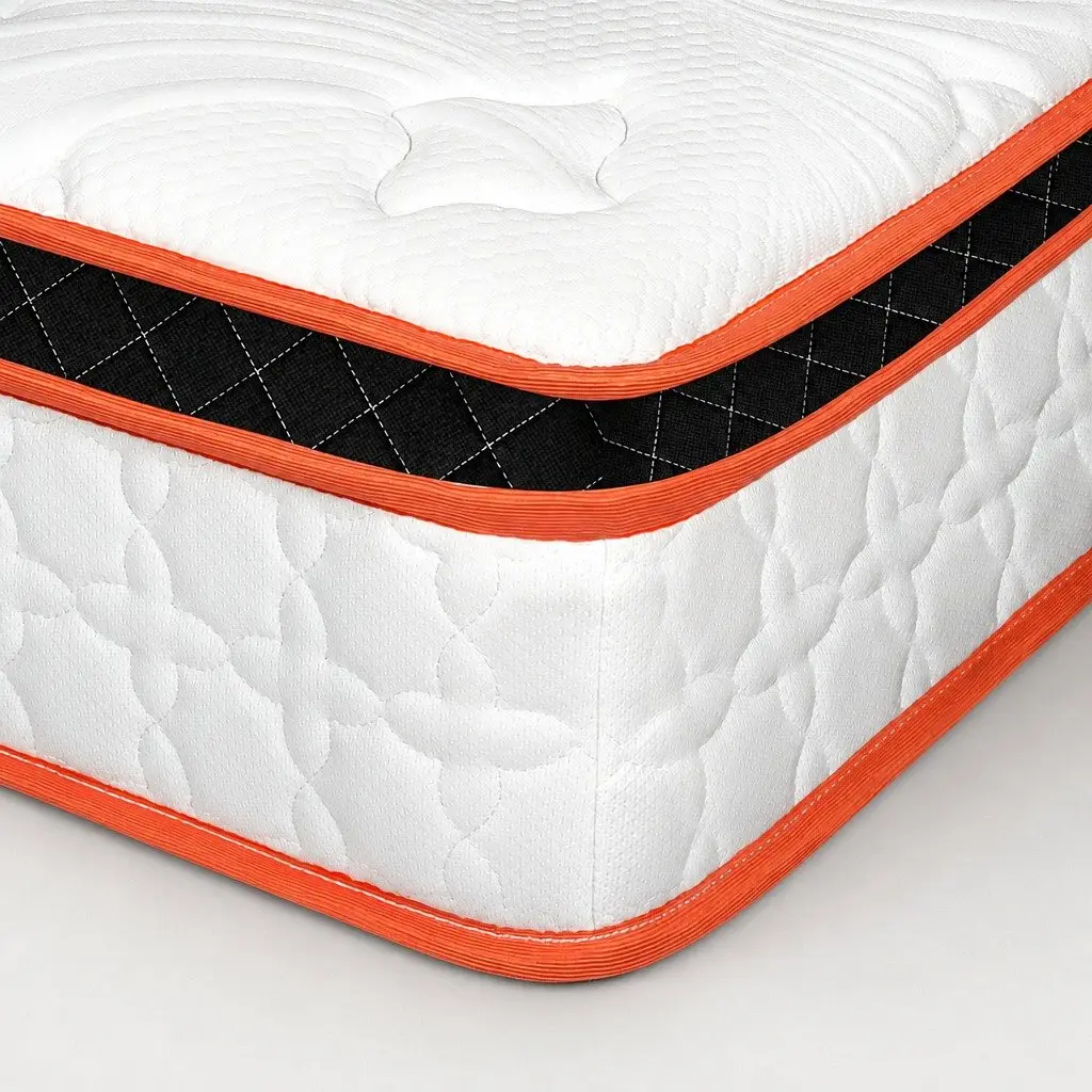 7 Zone Pocket Spring Mattress 26cm King Single Hybrid Foam Support Orthopedic