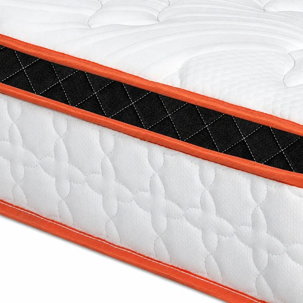 7 Zone Pocket Spring Mattress King Size Medium Firm Hybrid Foam Support