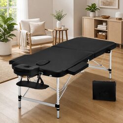 Enhance Your Space with a 55cm Portable Massage Table in Black