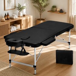 Wide Portable Massage Table for Home & Salon Use