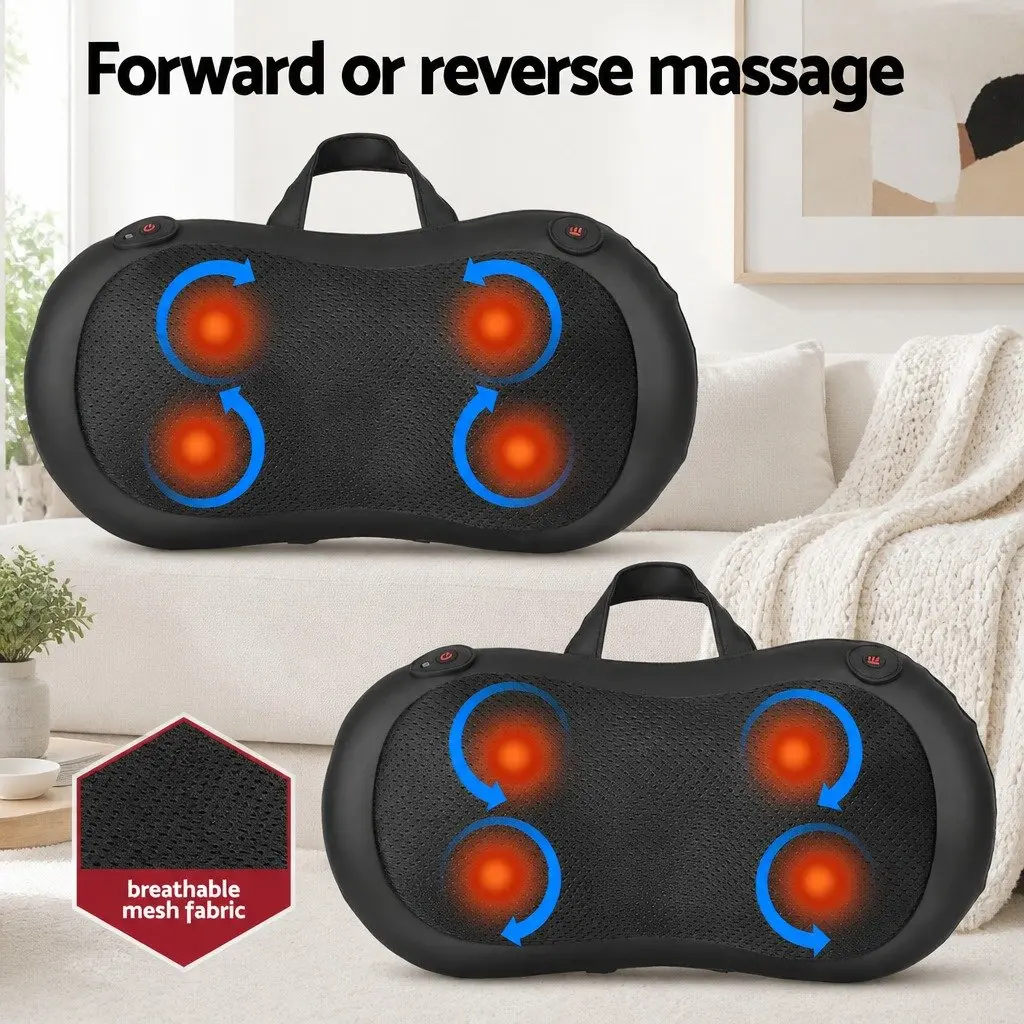 Neck Massager Electric Shiatsu with Heat Kneading Portable USB Powered for Muscle Relaxation