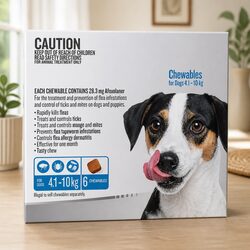 Enhance Your Dog's Comfort with Flea and Tick Chewable Tablets