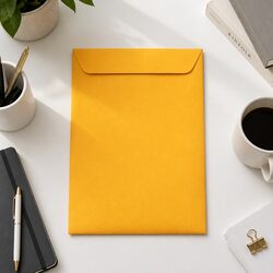 Organize Your Documents with Yellow Kraft Mailing Envelopes 500 Pack