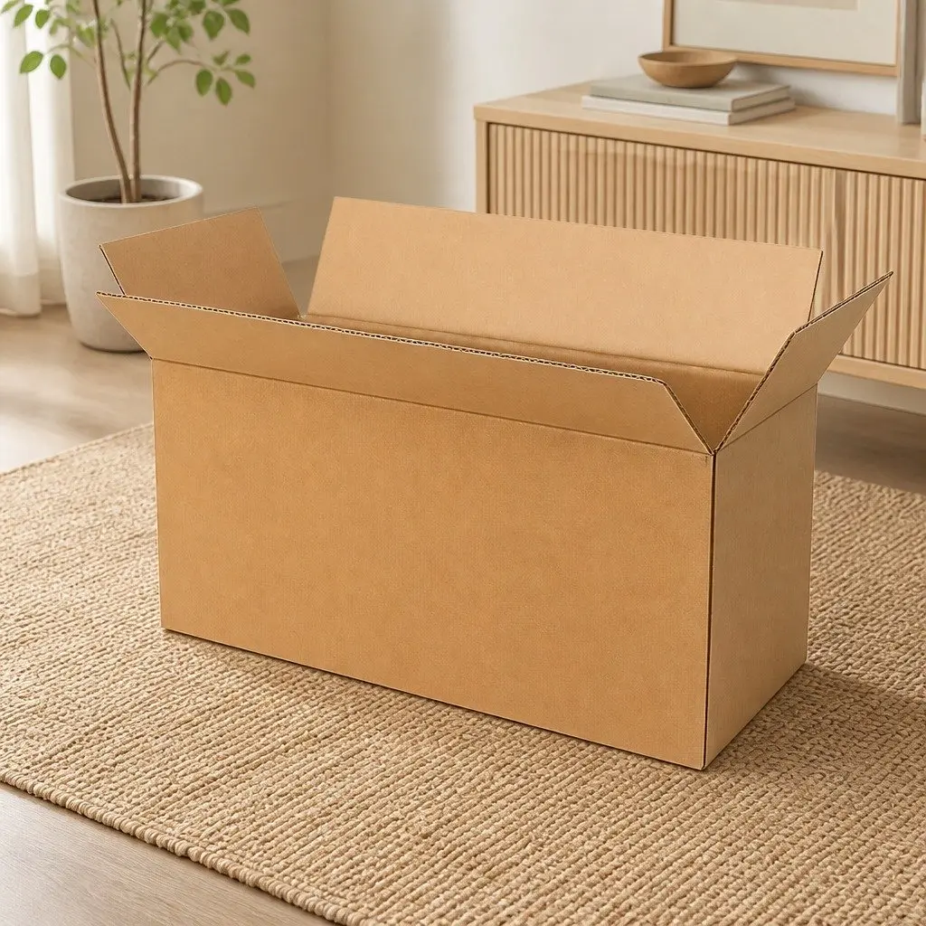 Brown Corrugated Mailing Box 400x135x180mm Durable Cardboard Construction 20 Pack